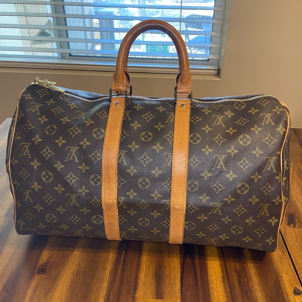 Louis Vuitton Keepall 50 Monogram Duffle Bag